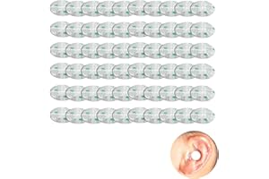 LOKXMVE 60 Pezzi Copri Orecchie per Doccia Adesivi per Orecchie Impermeabili per Bambini Adulti Trasparenti Adesivi Impermeabili per Orecchie Cerotti Orecchie Piscina per Nuoto Doccia Bagno Sport Acquatici