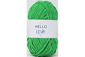 Hello Love Yarn, Green, 100g