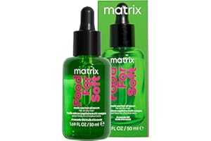Food For Soft Hair Serum Oil For Dry, Brittle, and All Hair Types - Softens, Smooths, and Adds Shine With Heat Protection, Repairing Leave In With Avocado Oil