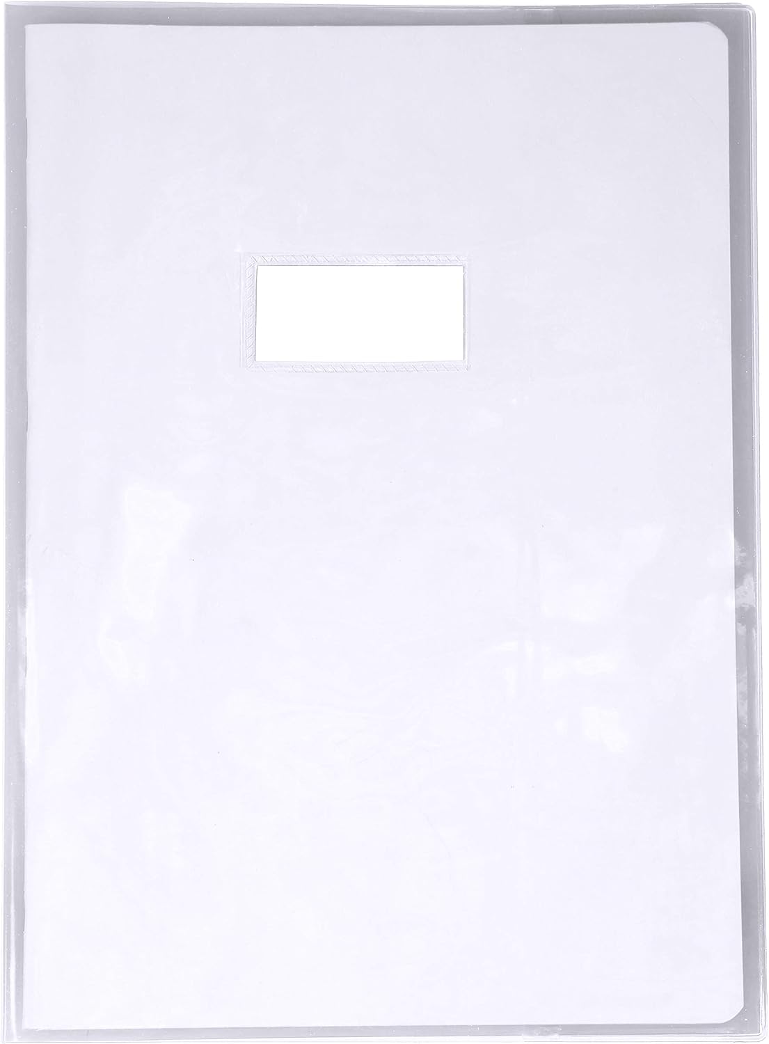 Calligraphe Clairefontaine - Protège cahier Calligraphe PVC - Format A4 (210x297mm) - Porte-étiquette pour identification facile - Couleur transparente - Ref 73201C