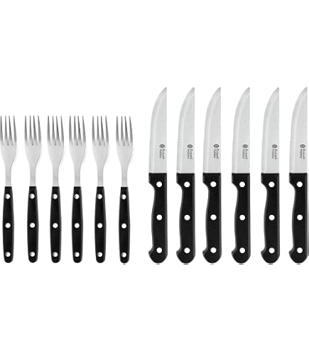 Fourchette à Steak - Lot de 6 - Hendi