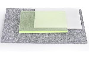 Suwimut 3-Pack Leather Punch Pad - Plastic Mute Hole Punching Mat with Sound Absorbing for Stamping & Cutting Board, DIY Sewing Craft Tool