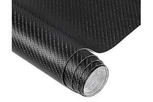 BOCGUY Cuero Adhesivo 150 x 40 cm, Parche de Cuero Adhesivo, Polipiel Adhesivo para Tapizar para Sofás, Asientos de coche, Muebles, Reparación y Renovación (Patrón Trenzado Negro)