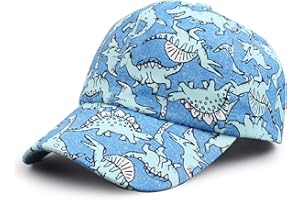 XIAOHAWANG Chapeau De Soleil pour Enfant Dinosaur Casquette De Baseball Été Chapeux Réglable Garçon Fille Casquette