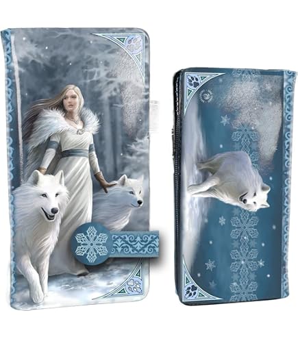 Nemesis Now Schultertasche 'Winter-Wächter' – Gothic-Design Von Anne Stokes, 23 Cm, Kunstleder & Leinen