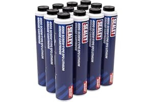 Sealey SCS108 vite tipo EP2 grasso al litio cartuccia 400 g, confezione da 12