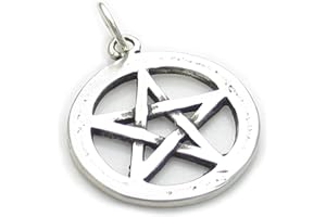 MALDON JEWELLERY Pentacle sterling silver charm pendant .925 x 1 pentagram pentangle
