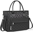 HSHRISH Lunch Bags for Women,12L Insulated Lunch Bag for Women Adults with Adjustable Shoulder Strap and Bottle Holder, Womens Lunch Bag for Work,Picnic,Camping,Beach. Black