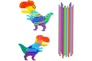 ZBATHTOY Dinosaur Sensory Toys Sensory Activity Board for Kids Age 3-8 Year Old Fidget Sensory Toy Travel Activity Toys for Boys Grisl Birthday Present Gifts Fidget Toys age 3+