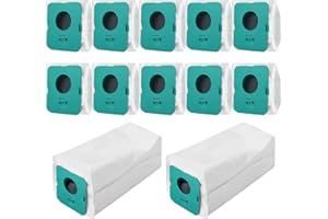 HAOYULUO 12 Pièces Sac à Poussière Clean pour Aspirateur Sans Fil Samsung Bespoke Jet VCA-ADB9, Accessoires de Remplacement, Sac non Tissé Durable et Résistant à l'usure (12)