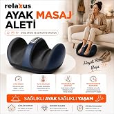 RLX10 Isıtmalı Ayak Ve Bacak Masaj Aleti Ayak Masaj Cihazı 20 Temas Noktalı Antibakteriyel