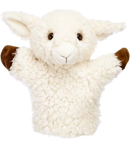 The Puppet Company Sheep Hand Puppet, Fluffy Coat, Ideal For Nursery Rhymes And Story Time