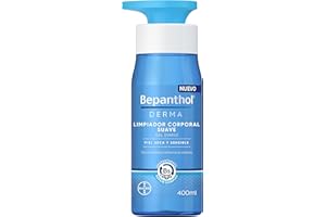 Bepanthol Derma Limpiador Corporal Gel de Ducha sin Jabón Suave, Piel Seca, Uso Diario, 400 ml