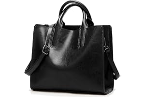 Coolives Borsa Tote con Manici Borse a mano con Tracolla da Donna in Pelle PU per Signora