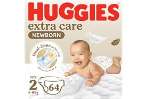 Huggies New Born Size 2 Value 4-6kg 64pcs