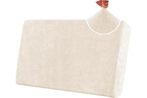 Stretch soffsits kuddöverdrag, chenille soffa kudde överdrag, mycket stretch sofföverdrag för vardagsrum halkskydd möbler överdrag med elastisk botten (schäslong