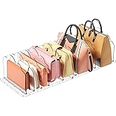 Lifewit 2 Stück Handtaschen Trenner Aufbewahrung, Verstellbar Taschen Organizer Schrank, Acryl Handtaschenorganizer Taschenst