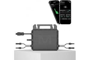 SUNNIVA MARSTEK Mikro-Wechselrichter 800 W MST-MI0800 für Balkonkraftwerk, IP67 wetterfest, Plug-&-Play Installation, 2 MPPT, Bluetooth & WiFi, Micro Inverter