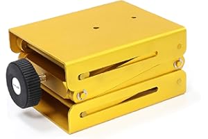 ULAB Lab Jack, Aluminium Lift Table, Jack Platform 5.9"x4.76" Max. Height up to 10.63", Heavy Duty, ULJ1004