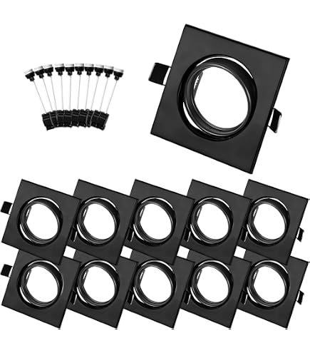 Spot LED Encastrable Orientable 5W Carré Blanc SMD