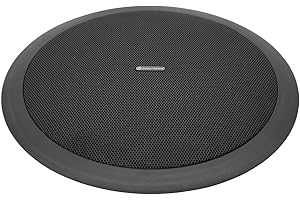 ‎OMNITRONIC OMNITRONIC CS-8 Deckenlautsprecher schwarz | 8"-Breitband-Einbaulautsprecher, 100 V, 10 W RMS, Ø 235 mm