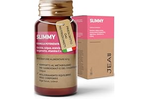 JEA SLIMMY - Brucia Grassi Potenti Veloci con Formula Innovativa con Garcinia Cambogia - Drenante Forte Dimagrante ad Alto Dosaggio
