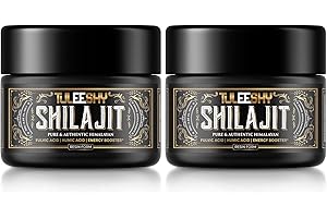 TULEESHY Shilajit Himalayan Shilajit Resin 30g - 100% Pure Shilajit with Fulvic Acid, Trace Minerals & Natural Compounds, Sourced from The Himalayas (Pack of 2)