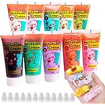 6 Pezzi Di Simulazione Set Di Colla Per Panna Montata Colla Per Crema Decorativa In Argilla Morbida Per Colla Per Stampaggio Di Gioielli Artigianali Fatti A Mano Fai-da-te
