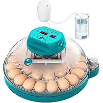 Incubatrice Uova Automatica Per 16 Uova - Giro Automatico, Umidificazione, Controlo Temperatura - Foto 8