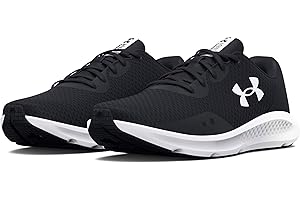 Under Armour Ua W Charged Pursuit 3, Zapatillas para correr para Mujer, Black Black White, 38.5 EU