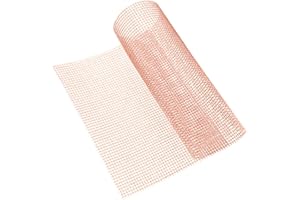 LTKJ 1 Pack 40 Mesh 99.9% Pure Copper Screen Woven Mesh Screen, Copper Mesh Cloth Fine Mesh, 11.8x23.6 Inch