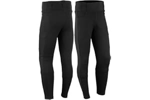 Bikers Gear Australia - Leggings Protectores de Motocicleta con Forro Kevlar para Mujer con Armadura CE extraíble