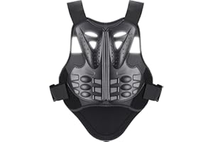 Pellor Adults Motorcycle Body Armour Chest Back Spine Protector Guard Vest