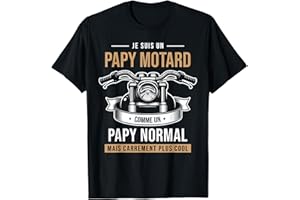 CADEAUX MOTARD HOMMES & TEE SHIRT MOTORCYCLE MOTO T-shirt Motard Homme Papy Moto Cadeau Motorcycle Motards T-Shirt