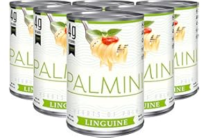 Palmini Low Carb Pasta | 4g of Carbs | As Seen On Shark Tank | Hearts of Palm Pasta | Gluten Free (14 Ounces (Pack of 6))…
