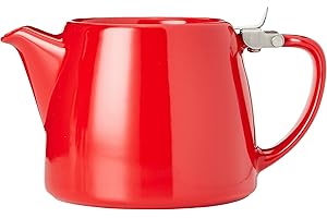 Forlife FST-530-RED Stump Théière Rouge Céramique 530 ml