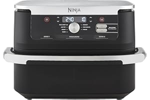 Ninja Foodi FlexDrawer Air Fryer, Dual Zone Avec Séparateur Amovible, Grand Tiroir de 10.4 L, 7-en-1, Double Zone, Sans Huile