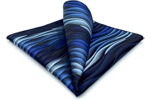 S&W SHLAX&WING Mens Pocket Squares Patterned Blue Red 12.6" Big and Tall Wedding