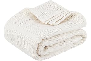 BOHORIA® Narzuta Spring 150 x 200 cm, Öko-Tex®, idealna na wiosnę na taras, (naturalna bawełna, 150 x 200 cm)