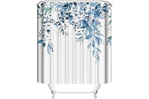 HORIWE Shower Curtains Mould and Mildew Resistant Washable Bathroom Decor Waterproof Quick-Drying Shower Curtain with 12 Hooks