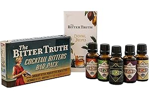 The Bitter Truth I Cocktail Bitters Bar Pack I 5 x 20 ml Flasche I 41% Volume I Geschenkset Bitters in der Tin-Box