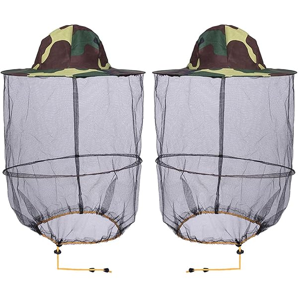 Maschera Apicoltore Zwinner Chapeau Apiculteur Avec Voile - Maille Respirante, Contracteur Élastique | Protection Abeilles Chapeau Pour Apiculteur
