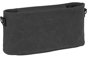 LÄSSIG Baby Organisateur de poussette Buggy Organizer Sac de poussette avec fixation pour poussette/Buggy Organizer Anthracit