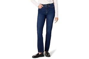 Amazon Essentials Women's High-Rise Straight Leg Jeans
