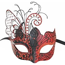 VALICLUD Masque De Bal Masqué Sequins Design Élégant Pour Femmes