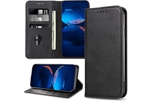 DENDICO Cover per iPhone 14 Plus, Antiurto Custodia a Libro in PU Pelle, Protettiva Portafoglio Cover con Supporto per iPhone 14 Plus, Nero