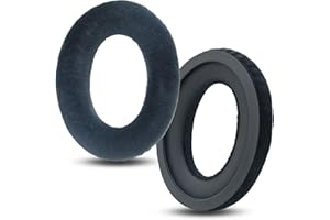 HTINDUSTRY wymienne wkładki douszne kompatybilne z HD515 HD518 HD555 HD558 HD559 HD595 HD598 PC37X PC350SE Game Zero miękkie nauszniki z miękką tkaniną i wysokiej jakości pianką