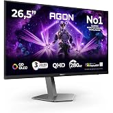 AOC Agon Pro AG276QZD2-27 in&ccedil; QHD OLED Monit&ouml;r, 240 Hz, 0,03 ms GtG, FreeSync Premium Pro, Com.G-Sync, HDR400 (2560x1440, 2X 