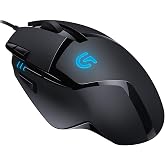 Logitech G G402 Hyperion Fury Kablolu Oyuncu Mouse, 4.000 DPI, Ultra Hızlı 500 IPS İzleme Hızı, 8 Programlanabilir Tuş, 1 ms 