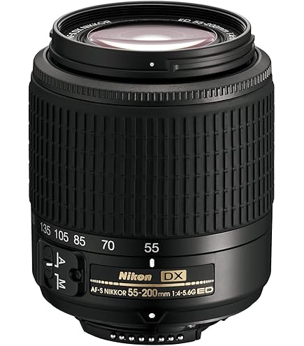 その他 Nikon AF-S DX VR 55-200F4-5.6G IF-ED Nikon AF-S DX 55 – 200 mm f/4 – 5.6 G ED VR II Lens, Black